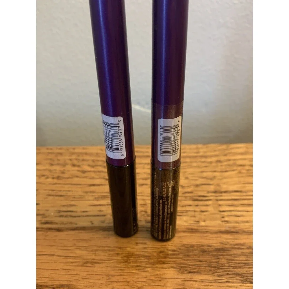 (2) L.A. Colors Grafix Eyeliner Purple Set Liquid Felt Tip Precision New